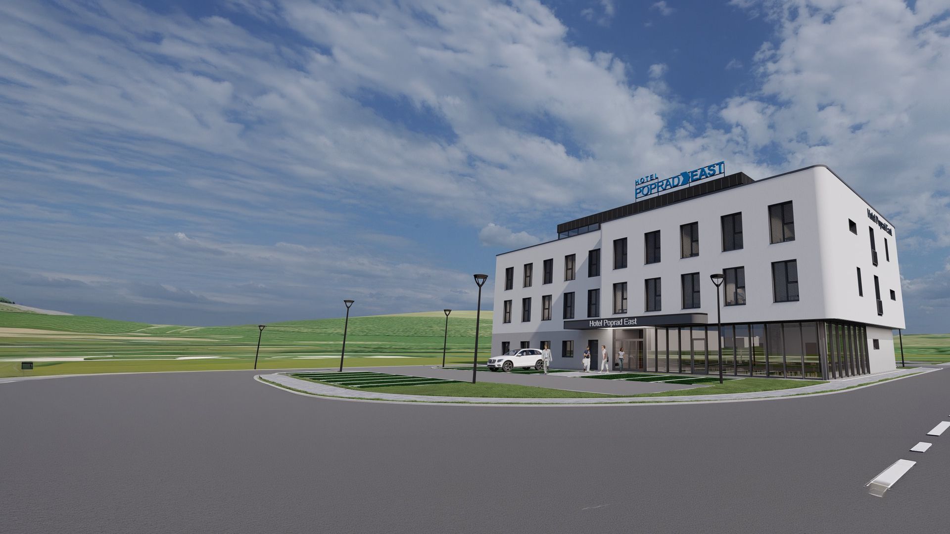 Moderný hotel v Poprade s parkovaním a výhľadom na Tatry
